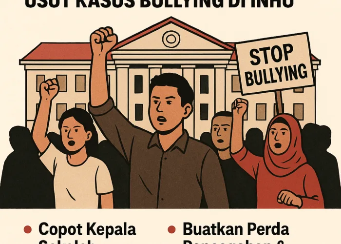 Tuntut Keadilan Untuk Christopher, Mahasiswa Riau Minta DPRD Usut Kasus Bullying di Inhu