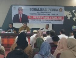 Sosialisasikan Perda No 1 Tahun 2025, Anggota DPRD Sumbar Verry Mulyadi Ingatkan Kesadaran Warga Terhadap Sampah