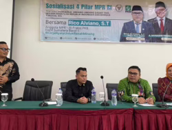 Anggota DPR-MPR RI Rico Alviano Sosialisasi Empat Pilar di Kota Padang