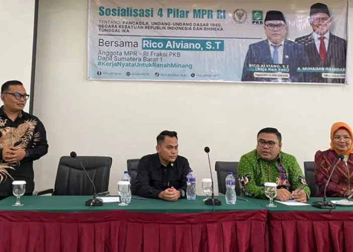 Anggota DPR-MPR RI Rico Alviano Sosialisasi Empat Pilar di Kota Padang