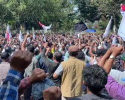 Ribuan Massa Minta Kembalikan Pemilikan Lahan di TNTN