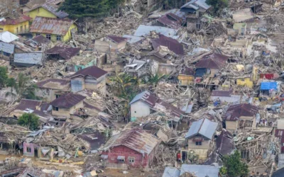 Sejumlah Desa di Sumatera Hilang Akibat Banjir