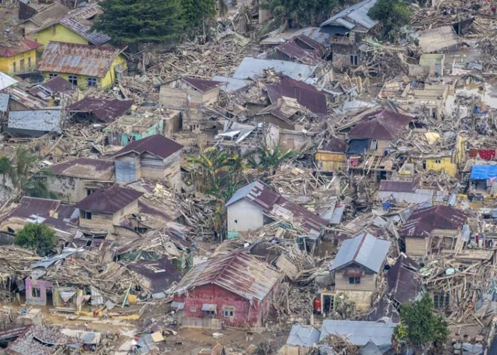 Sejumlah Desa di Sumatera Hilang Akibat Banjir