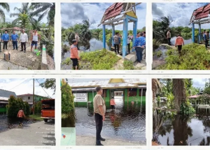 Siak Terendam Banjir, Bupati Afni Kerahkan Pejabat Turun ke Lokasi