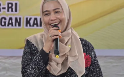 Tekankan Peran Orang Tua dan Tokoh Masyarakat Rantau Kopar, Karmila Sari Sosialisasi Empat Pilar