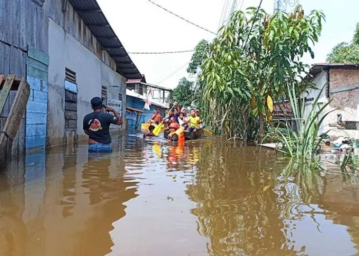 15 Desa di Riau Terendam, Tinggi Air Sampai 50 Cm