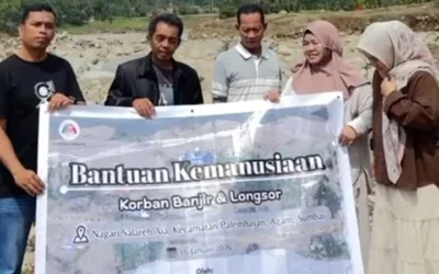 Usai Dihantam Galodo, Gobah Care Community Hadirkan Harapan ke Masyarakat Salareh Aia Palembayan