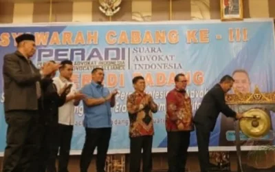 Peradi SAI Padang Gelar Muscab III di Hotel Pangeran, Agenda Utama Pemilihan Ketua DPC