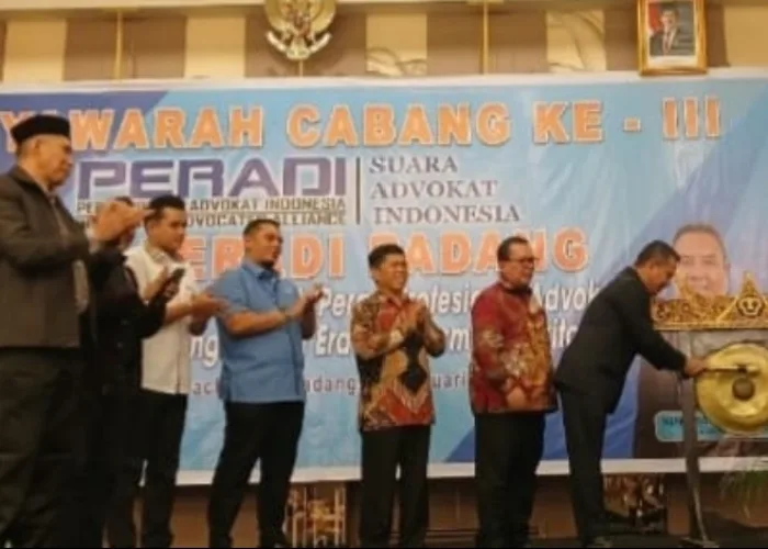 Peradi SAI Padang Gelar Muscab III di Hotel Pangeran, Agenda Utama Pemilihan Ketua DPC