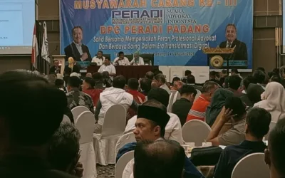 Muscab III Pemilihan Ketua DPC Peradi SAI Padang Berlangsung Dinamis Penuh Antusias