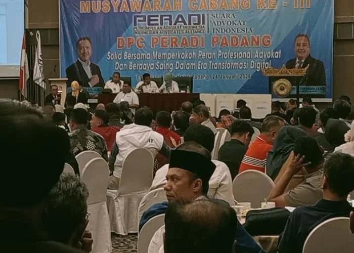 Muscab III Pemilihan Ketua DPC Peradi SAI Padang Berlangsung Dinamis Penuh Antusias