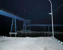 Jembatan Pelabuhan Buton Siak Ambruk Usai Bongkar Muat Cangkang