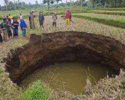 Sinkhole Muncul di Sumbar, Ini Penjelasan Badan Geologi dan BRIN