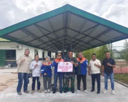 Melalui Program PPM 2025, PT BSP Bangun Fasilitas Parkir di Makodim 0322 Siak