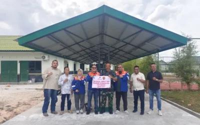 Melalui Program PPM 2025, PT BSP Bangun Fasilitas Parkir di Makodim 0322 Siak