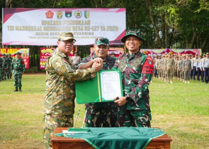 TMMD ke-127 Kodim Inhu-Kuansing Dimulai, Komitmen Satu Langkah Bangun Negeri dari Desa