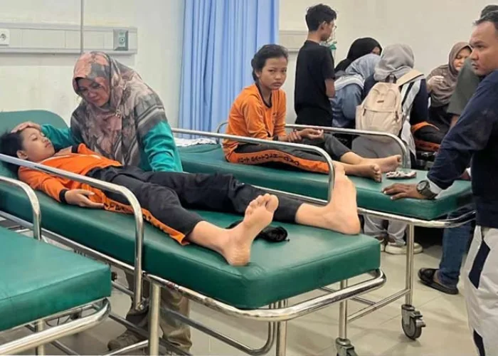 16 Murid SD Jadi Korban Amruknya Tangsi Belanda di Siak