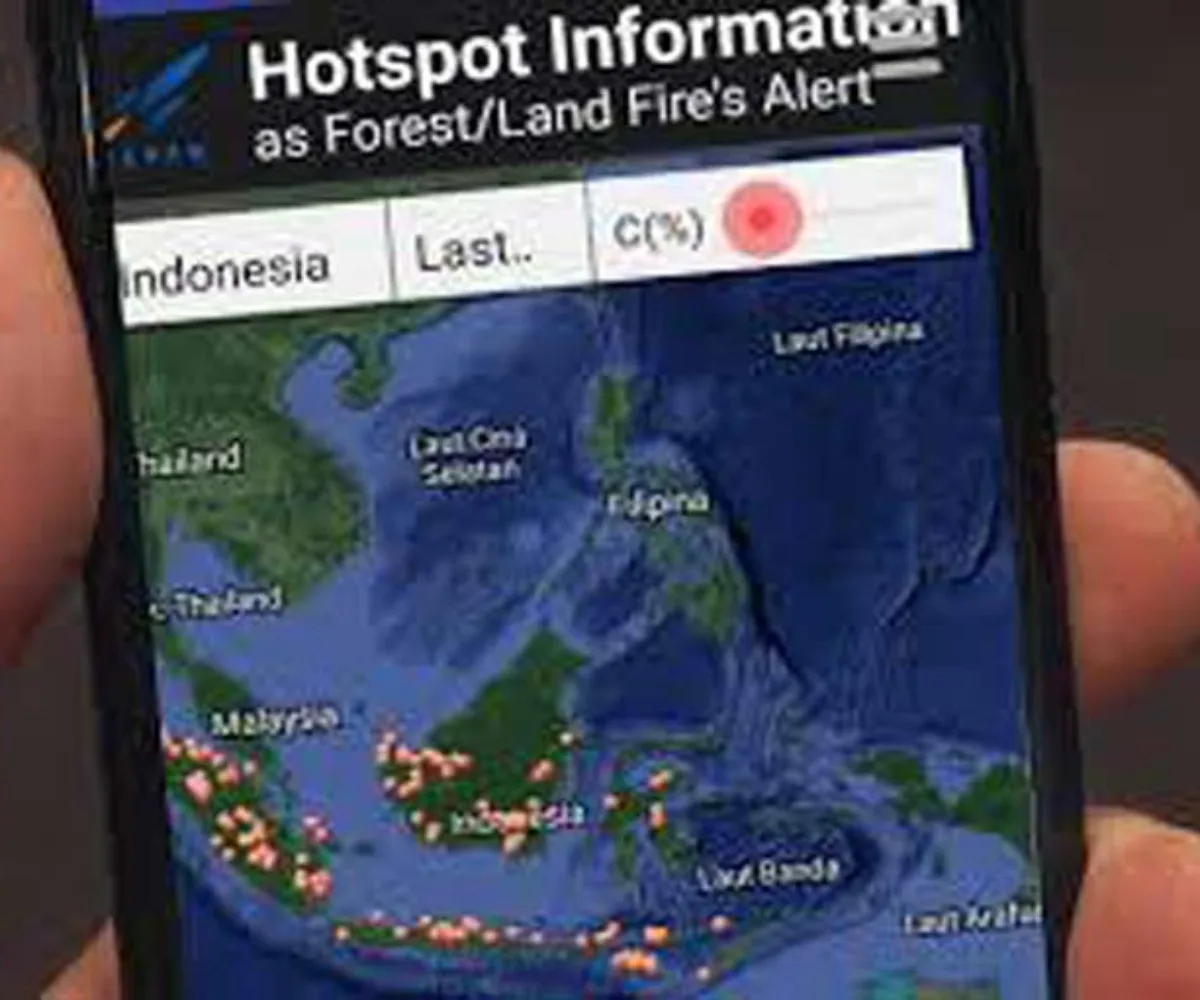 2.056 Hotspot Terdeteksi di Sumatera, Riau Terpantau 22 Titik