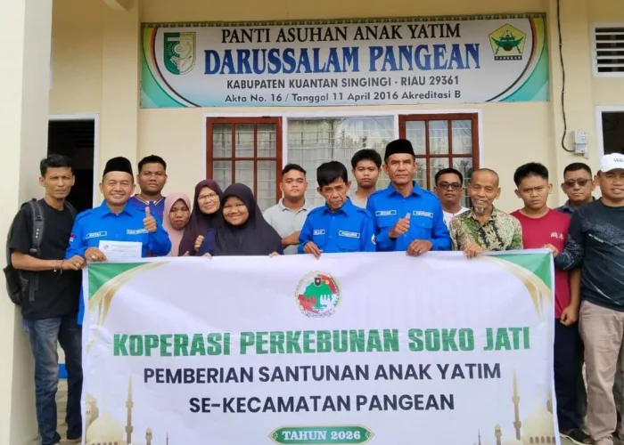 Koperasi Perkebunan Soko Jati Santuni Anak Yatim di Pangean dan LTD