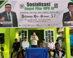 Sosialisasi Empat Pilar MPR RI di Kabupaten Pesisir Selatan, Rico Alviano: Jangan Mudah Terprovokasi dan Terpecah Belah