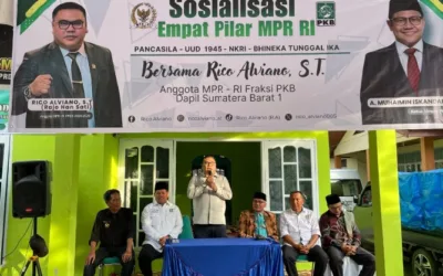 Sosialisasi Empat Pilar MPR RI di Kabupaten Pesisir Selatan, Rico Alviano: Jangan Mudah Terprovokasi dan Terpecah Belah