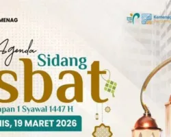 Kemenag Sore Ini Gelar Sidang Isbat Lebaran 2026, Pengumuman 1 Syawal Malam Nanti