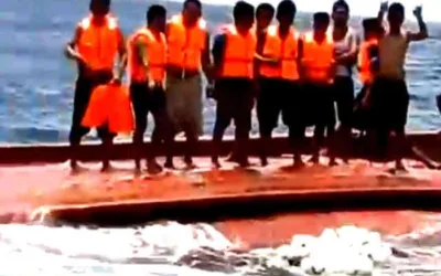 Kapal KM Makmur Jaya Terbalik di Perairan Bintan, 9 ABK Masih Dicari
