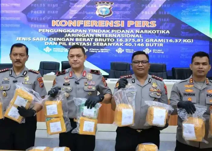 Terbongkar! Penyelundupan 16 Kg Sabu dari Malaysia ke Pekanbaru, Dikendalikan dari Lapas