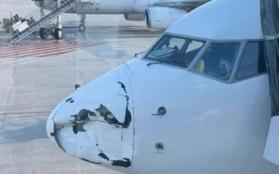 Penerbangan Garuda Pekanbaru-Jakarta Batal, Moncong Pesawat Rusak