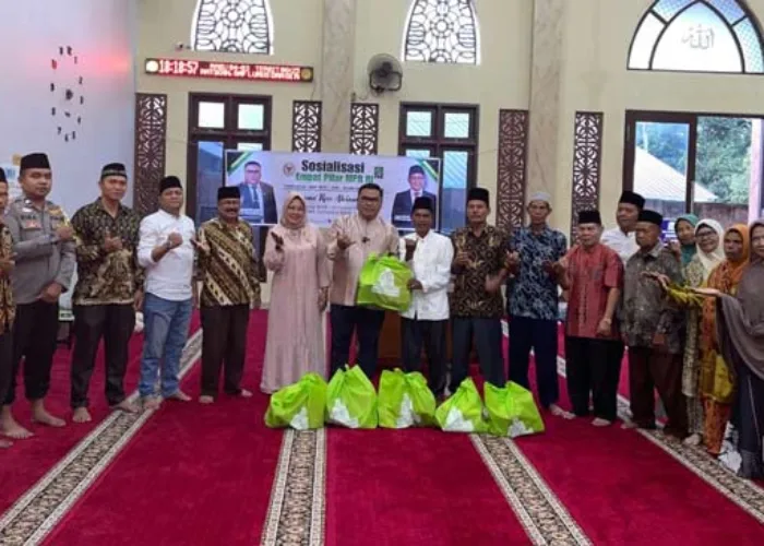 Sosialisasi Empat Pilar, Rico Alviano Ajak Warga Tanah Datar Jaga Persatuan