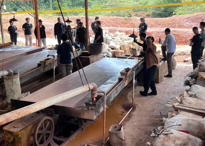 Bareskrim Bongkar Sindikat Timah Ilegal di Belitung, 16 Ton Nyaris Lolos ke Malaysia
