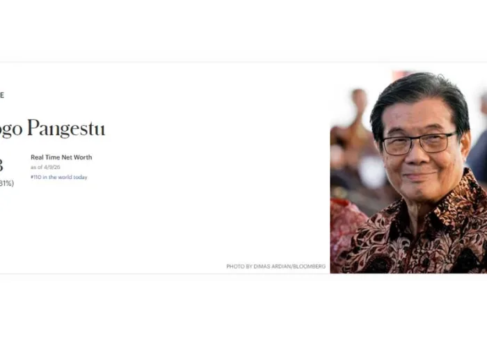 Prajogo Pangestu Kini Jadi Orang Terkaya di Indonesia, Salip Taipan BCA dan Raja Batu Bara