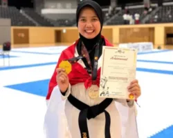 Ressya Faolingga Sabet Emas di Kejuaraan Dunia Taekwondo Osaka 2026