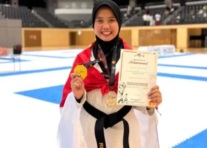 Ressya Faolingga Sabet Emas di Kejuaraan Dunia Taekwondo Osaka 2026