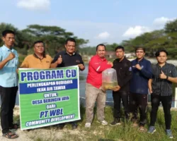 Perkuat Ketahanan Pangan Desa, PT WBL Dorong Budidaya Ikan dan Jamur di Singingi Hilir