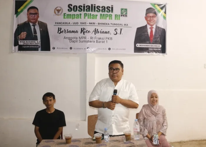 Perkuat Nilai Kebangsaan, Anggota DPR RI Rico Alviano Gelar Sosialisasi Empat Pilar di Sawahlunto
