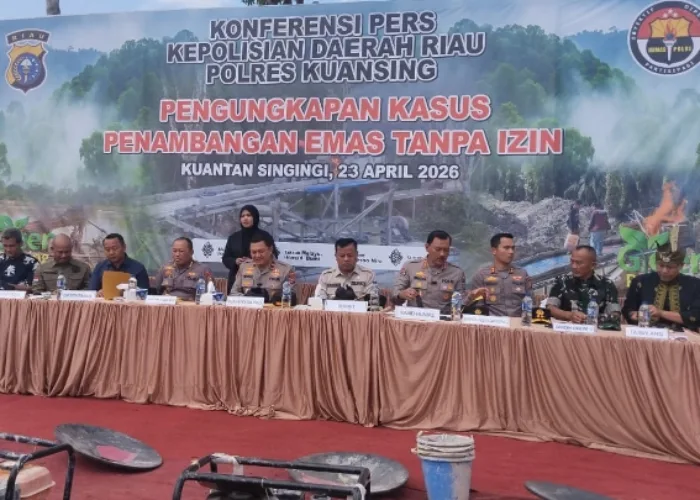 Polda Riau Sikat PETI Kuansing, 29 Kasus Terungkap, Sungai Kuantan Tercemar Merkuri