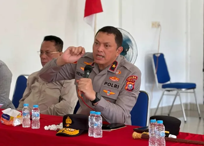 Pasca Aksi Ricuh, Wakapolda Riau Temui Warga Panipahan, Janji Tindak Tegas Bandar Narkoba
