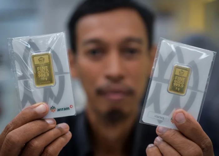 Harga Emas Antam Turun, Sentuh Rp 2,91 Juta per Gram di Pegadaian
