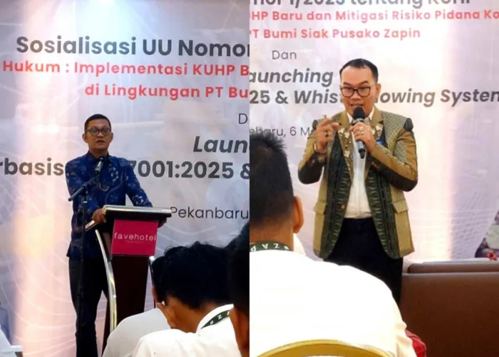 Sosialisasi KUHP Baru di Pekanbaru, BSP Zapin Wajibkan Karyawan Pahami Risiko Pidana Korporasi