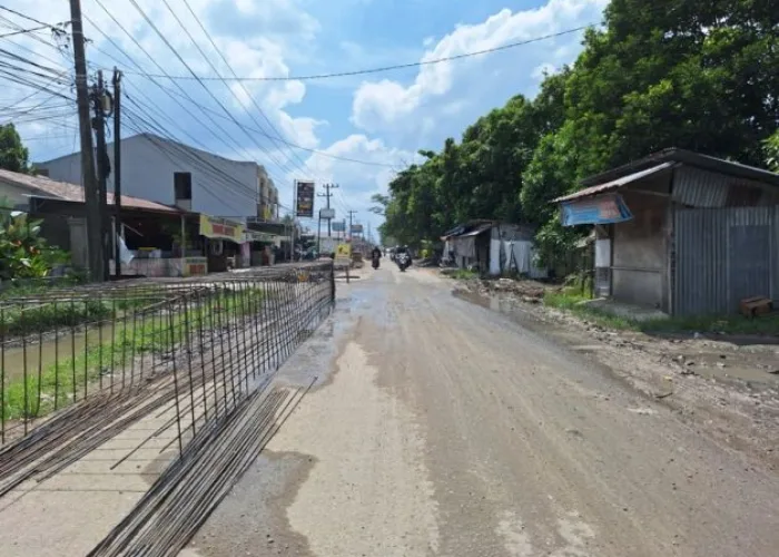 Jalan Bangau Sakti Pekanbaru Diperlebar, Jalur Baru Disiapkan Guna Urai Macet Panam