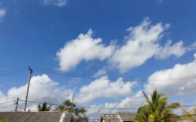 Cuaca Riau Hari Ini Cerah Berawan, BMKG Catat 8 Titik Panas di Riau