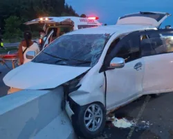 Kecelakaan Maut KM 14 Tol Pekanbaru-Dumai, Dua Penumpang Tewas