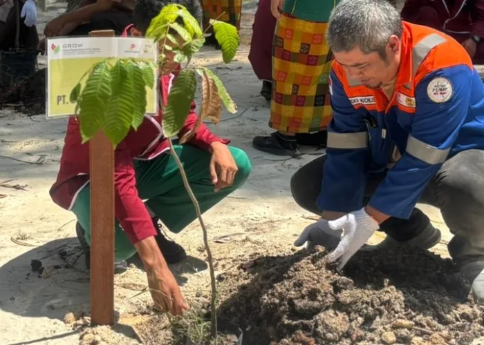 Penanaman Pohon di Dayun, PT BSP dan SKK Migas Dorong Ekowisata Hijau dan Ekonomi Warga