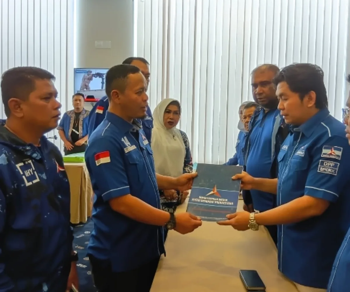 Sekjen Herman Khaeron Buka Musda Demokrat Riau, Agung Nugroho Pertegas Dominasi Politik