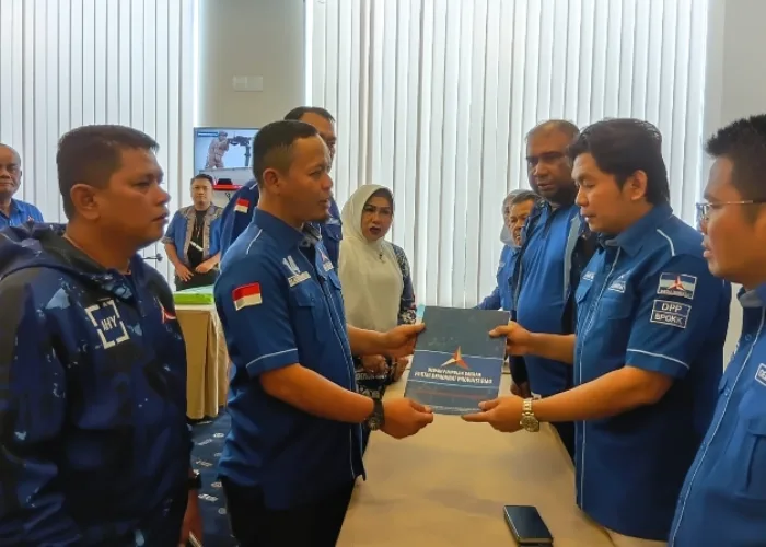 Sekjen Herman Khaeron Buka Musda Demokrat Riau, Agung Nugroho Pertegas Dominasi Politik