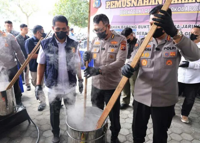 Polda Riau Sita 1,2 Ton Narkoba dalam 16 Bulan, Ribuan Tersangka Ditangkap