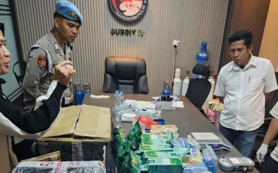 Bareskrim Tangkap 2 DPO Jaringan Malaysia di Bengkalis, Sita Narkoba Bernilai Rp137 Miliar