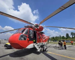 Hadapi Ancaman Karhutla di Riau, Helikopter Water Bombing Kiriman BNPB Tiba di Pekanbaru
