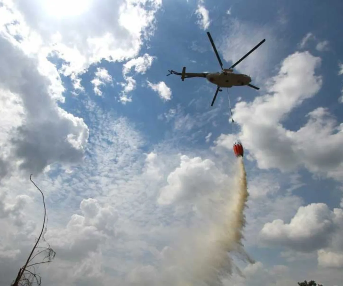 Karhutla Kerumutan Meluas, 21 Alat Berat dan 4 Helikopter Dikerahkan
